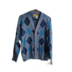 Vintage Jantzen grandpacore  argyle sweater NWT